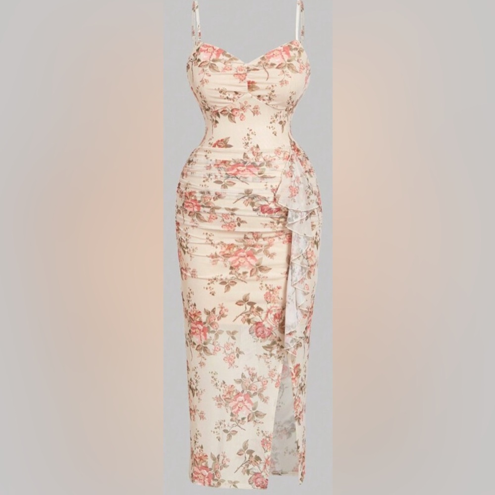Floral Cream Skirt